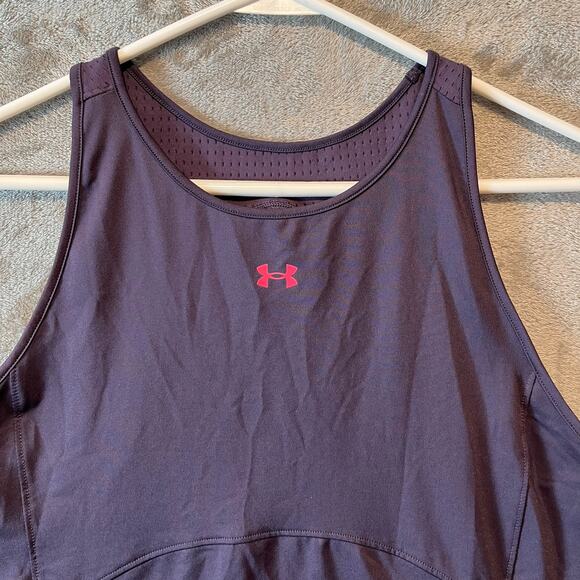 Under Armour Women's Mesh Tank Top Size XL Purple Pink - Picture 2 of 6